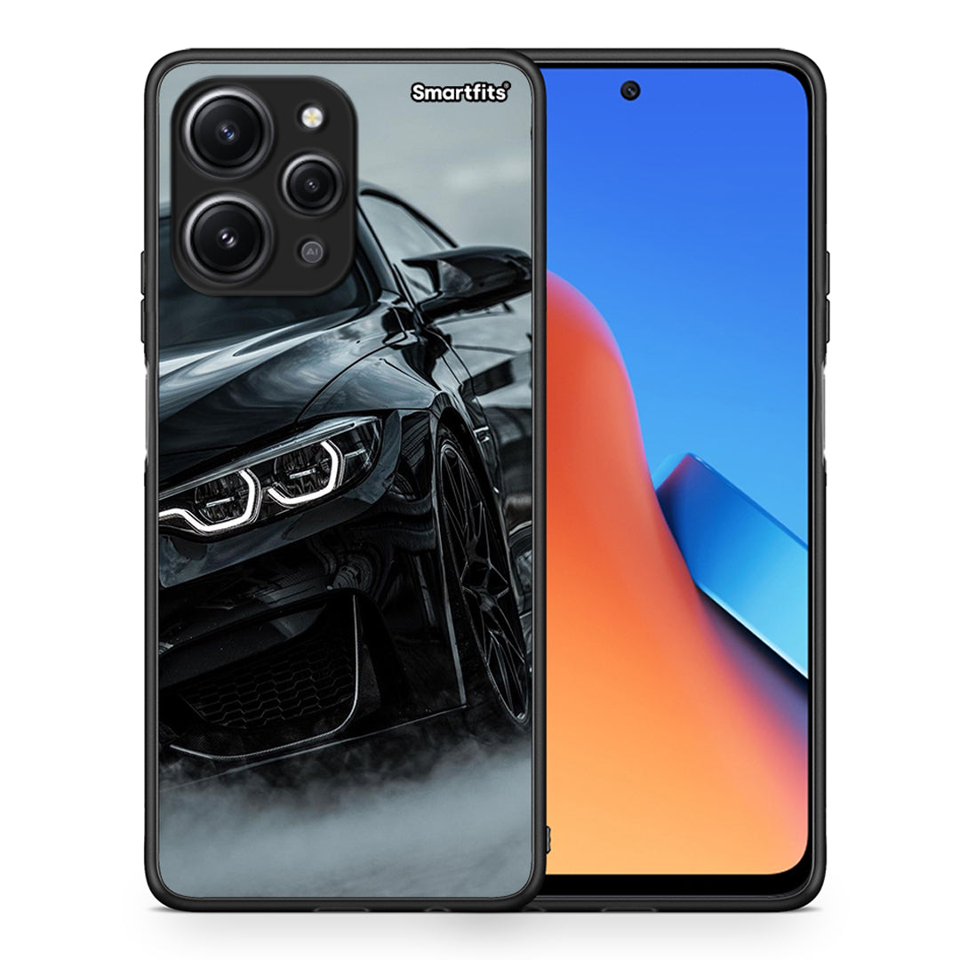 Θήκη Xiaomi Redmi 12 4G Black BMW από τη Smartfits με σχέδιο στο πίσω μέρος και μαύρο περίβλημα | Xiaomi Redmi 12 4G Black BMW case with colorful back and black bezels