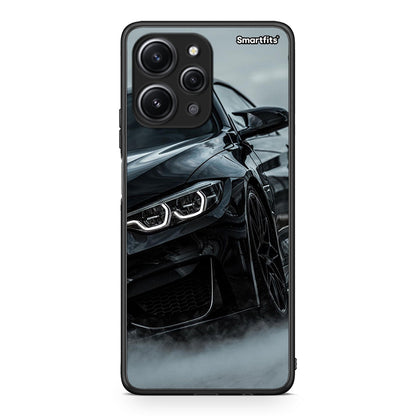 Xiaomi Redmi 12 4G Black BMW θήκη από τη Smartfits με σχέδιο στο πίσω μέρος και μαύρο περίβλημα | Smartphone case with colorful back and black bezels by Smartfits