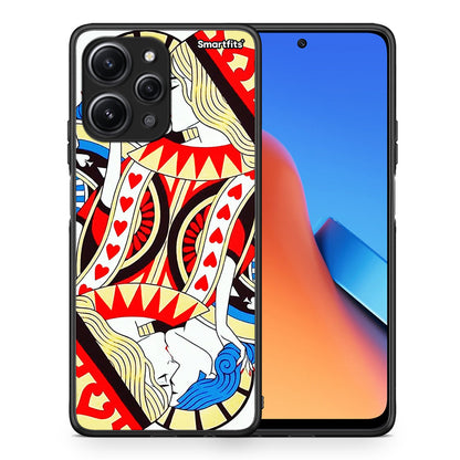 Θήκη Xiaomi Redmi 12 4G Card Love από τη Smartfits με σχέδιο στο πίσω μέρος και μαύρο περίβλημα | Xiaomi Redmi 12 4G Card Love case with colorful back and black bezels