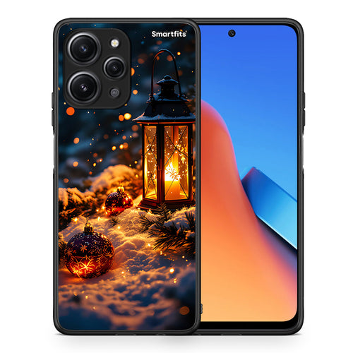 Θήκη Xiaomi Redmi 12 4G Christmas Ornaments από τη Smartfits με σχέδιο στο πίσω μέρος και μαύρο περίβλημα | Xiaomi Redmi 12 4G Christmas Ornaments case with colorful back and black bezels