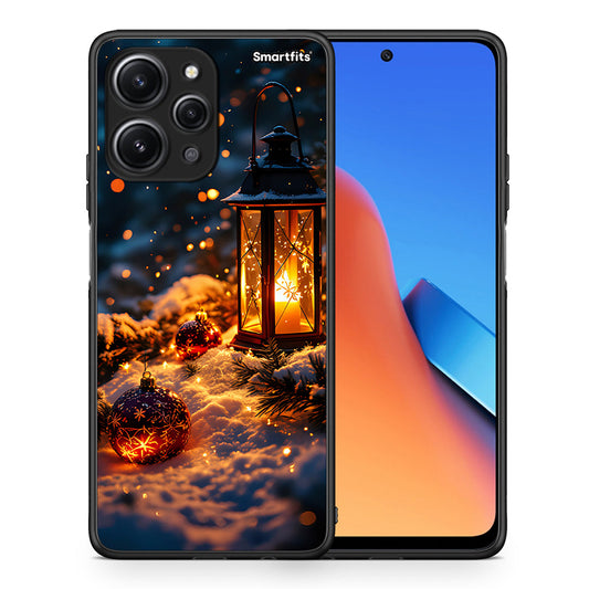 Θήκη Xiaomi Redmi 12 4G Christmas Ornaments από τη Smartfits με σχέδιο στο πίσω μέρος και μαύρο περίβλημα | Xiaomi Redmi 12 4G Christmas Ornaments case with colorful back and black bezels