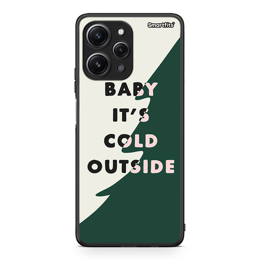 Xiaomi Redmi 12 4G Cold Outside θήκη από τη Smartfits με σχέδιο στο πίσω μέρος και μαύρο περίβλημα | Smartphone case with colorful back and black bezels by Smartfits
