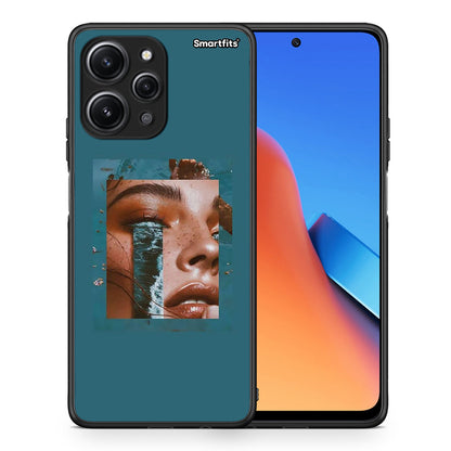 Θήκη Xiaomi Redmi 12 4G Cry An Ocean από τη Smartfits με σχέδιο στο πίσω μέρος και μαύρο περίβλημα | Xiaomi Redmi 12 4G Cry An Ocean case with colorful back and black bezels