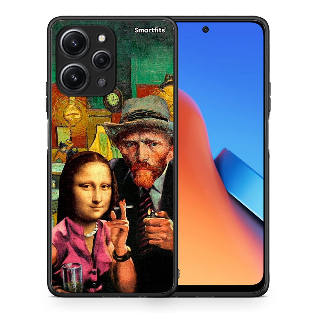 Θήκη Xiaomi Redmi 12 4G Funny Art από τη Smartfits με σχέδιο στο πίσω μέρος και μαύρο περίβλημα | Xiaomi Redmi 12 4G Funny Art case with colorful back and black bezels