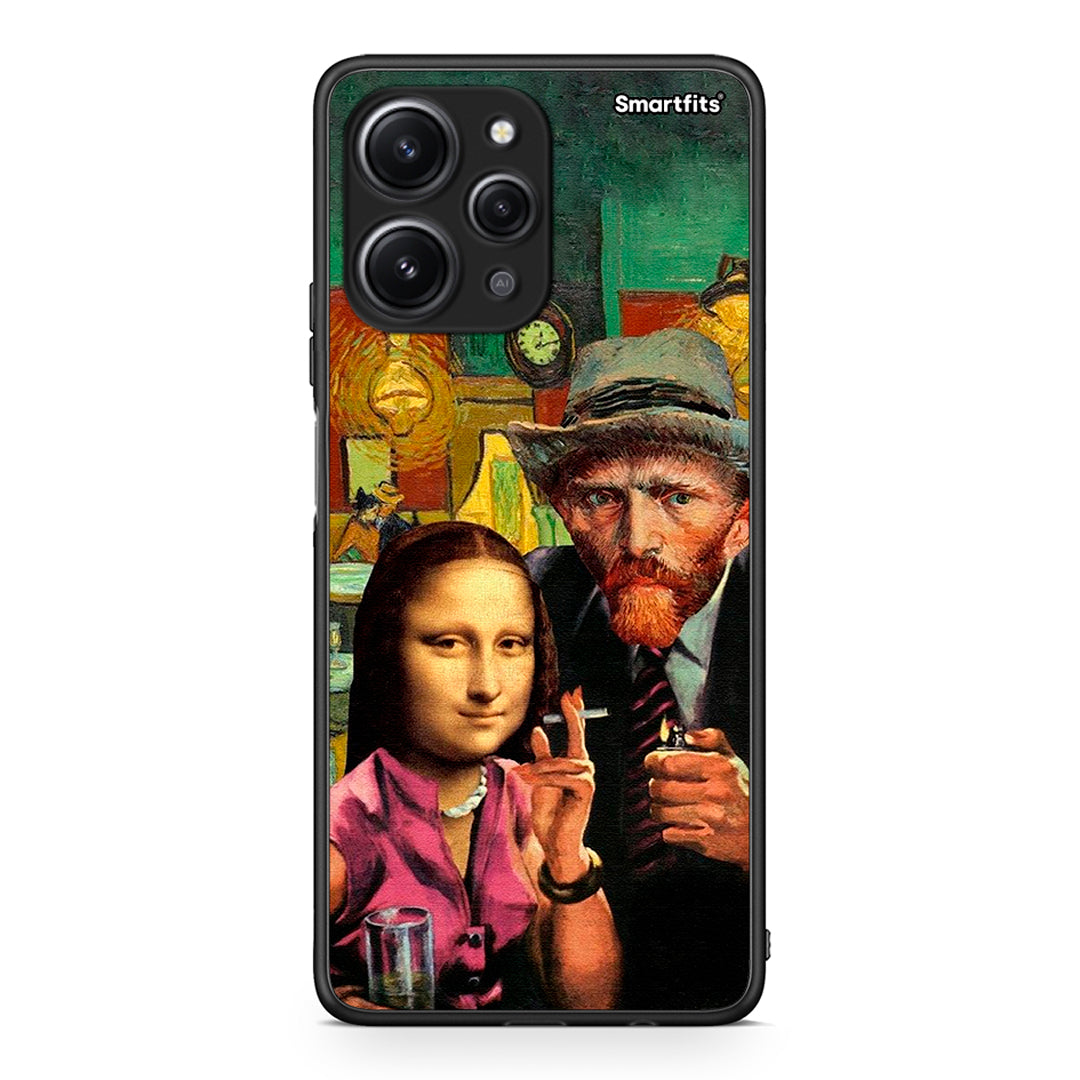 Xiaomi Redmi 12 4G Funny Art θήκη από τη Smartfits με σχέδιο στο πίσω μέρος και μαύρο περίβλημα | Smartphone case with colorful back and black bezels by Smartfits