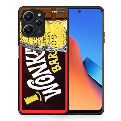 Θήκη Xiaomi Redmi 12 4G Golden Ticket από τη Smartfits με σχέδιο στο πίσω μέρος και μαύρο περίβλημα | Xiaomi Redmi 12 4G Golden Ticket case with colorful back and black bezels