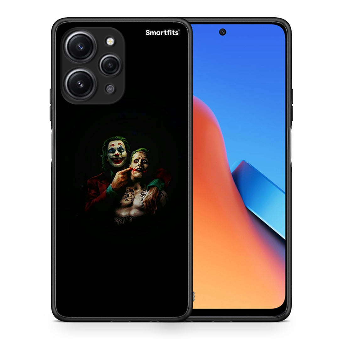 Θήκη Xiaomi Redmi 12 4G Clown Hero από τη Smartfits με σχέδιο στο πίσω μέρος και μαύρο περίβλημα | Xiaomi Redmi 12 4G Clown Hero case with colorful back and black bezels