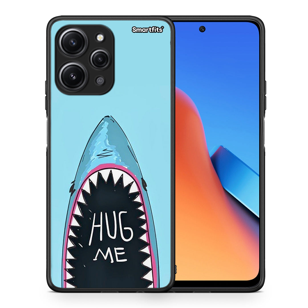 Θήκη Xiaomi Redmi 12 4G Hug Me από τη Smartfits με σχέδιο στο πίσω μέρος και μαύρο περίβλημα | Xiaomi Redmi 12 4G Hug Me case with colorful back and black bezels