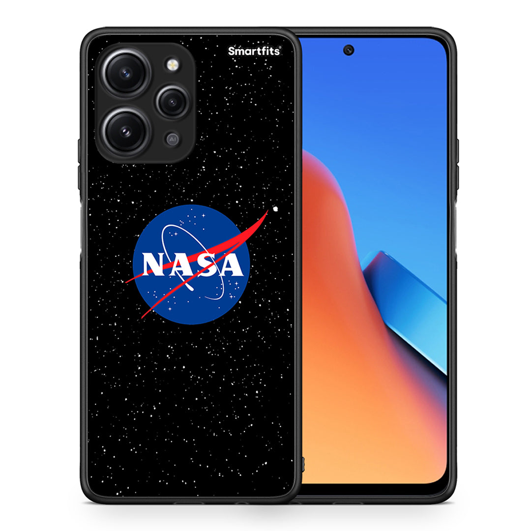 Θήκη Xiaomi Redmi 12 4G NASA PopArt από τη Smartfits με σχέδιο στο πίσω μέρος και μαύρο περίβλημα | Xiaomi Redmi 12 4G NASA PopArt case with colorful back and black bezels