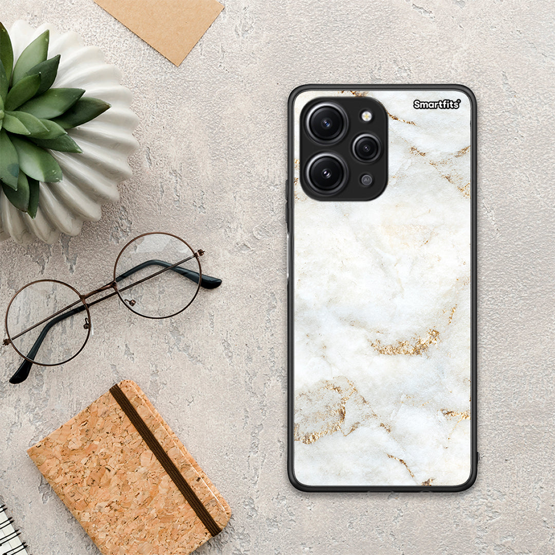 White Gold Marble - Xiaomi Redmi 12 4G θήκη