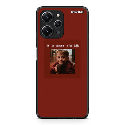 Xiaomi Redmi 12 4G Xmas Ultimate Spirit θήκη από τη Smartfits με σχέδιο στο πίσω μέρος και μαύρο περίβλημα | Smartphone case with colorful back and black bezels by Smartfits