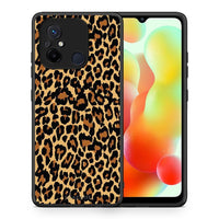 Thumbnail for Θήκη Xiaomi Poco C55 Animal Leopard από τη Smartfits με σχέδιο στο πίσω μέρος και μαύρο περίβλημα | Xiaomi Poco C55 Animal Leopard Case with Colorful Back and Black Bezels