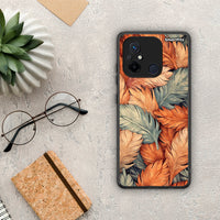 Thumbnail for Θήκη Xiaomi Poco C55 Autumn Leaves από τη Smartfits με σχέδιο στο πίσω μέρος και μαύρο περίβλημα | Xiaomi Poco C55 Autumn Leaves Case with Colorful Back and Black Bezels