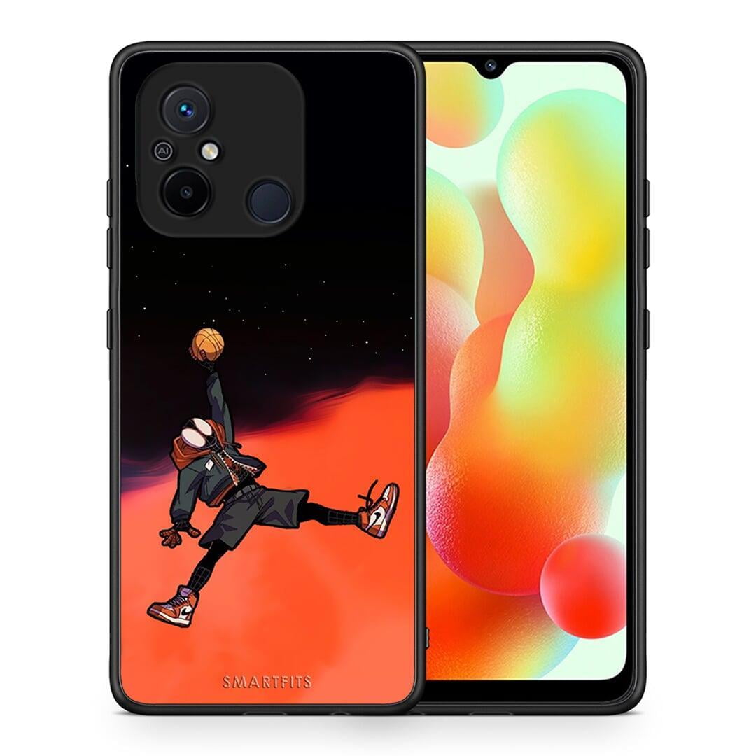 Θήκη Xiaomi Poco C55 Basketball Hero από τη Smartfits με σχέδιο στο πίσω μέρος και μαύρο περίβλημα | Xiaomi Poco C55 Basketball Hero Case with Colorful Back and Black Bezels