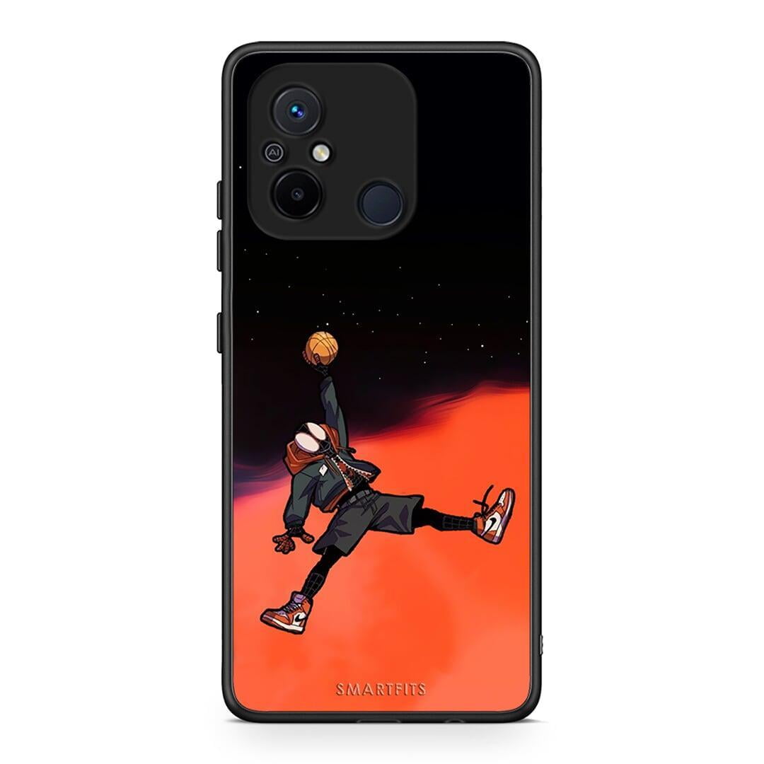 Θήκη Xiaomi Poco C55 Basketball Hero από τη Smartfits με σχέδιο στο πίσω μέρος και μαύρο περίβλημα | Xiaomi Poco C55 Basketball Hero Case with Colorful Back and Black Bezels