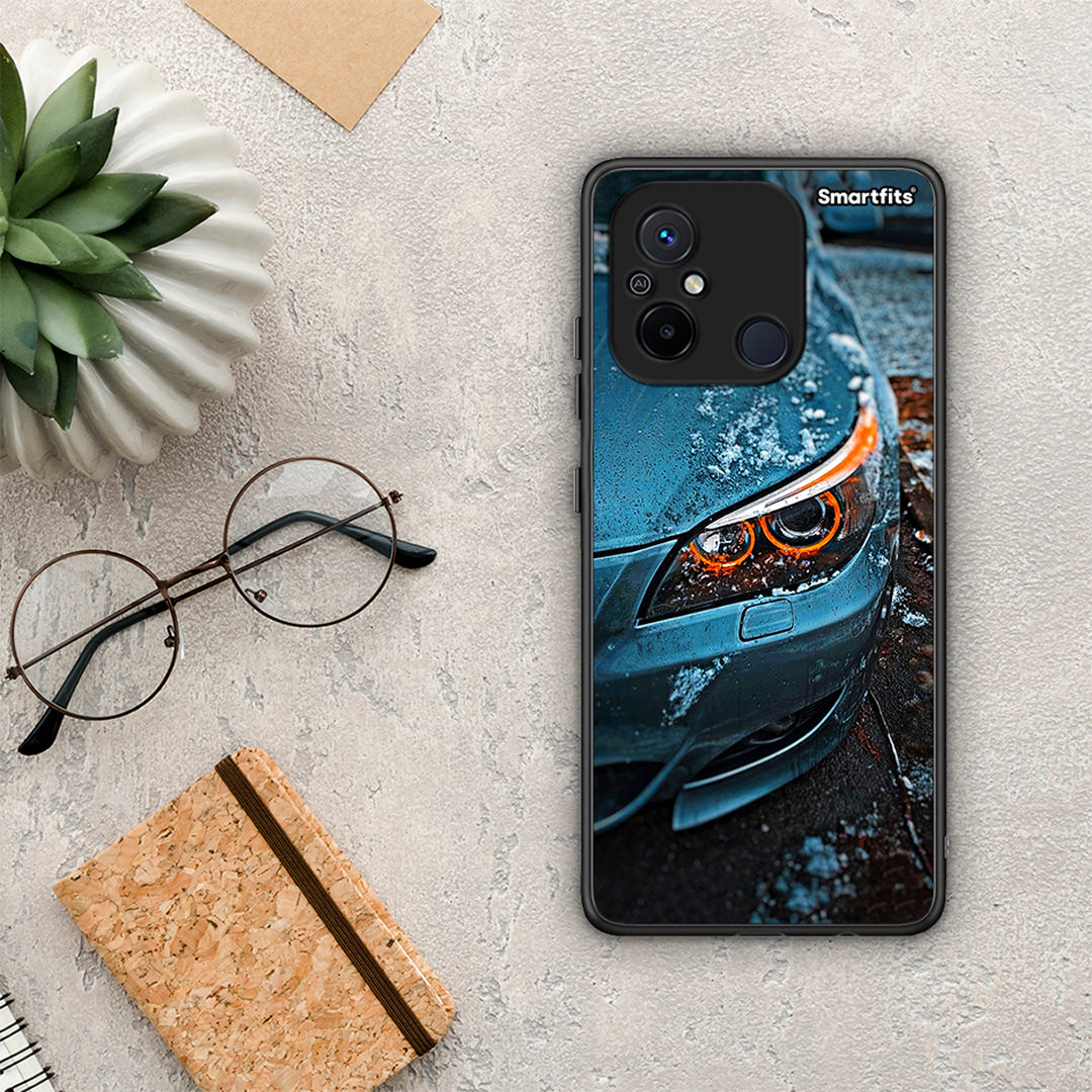 Θήκη Xiaomi Poco C55 Bmw E60 από τη Smartfits με σχέδιο στο πίσω μέρος και μαύρο περίβλημα | Xiaomi Poco C55 Bmw E60 Case with Colorful Back and Black Bezels