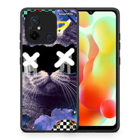 Thumbnail for Θήκη Xiaomi Poco C55 Cat Collage από τη Smartfits με σχέδιο στο πίσω μέρος και μαύρο περίβλημα | Xiaomi Poco C55 Cat Collage Case with Colorful Back and Black Bezels