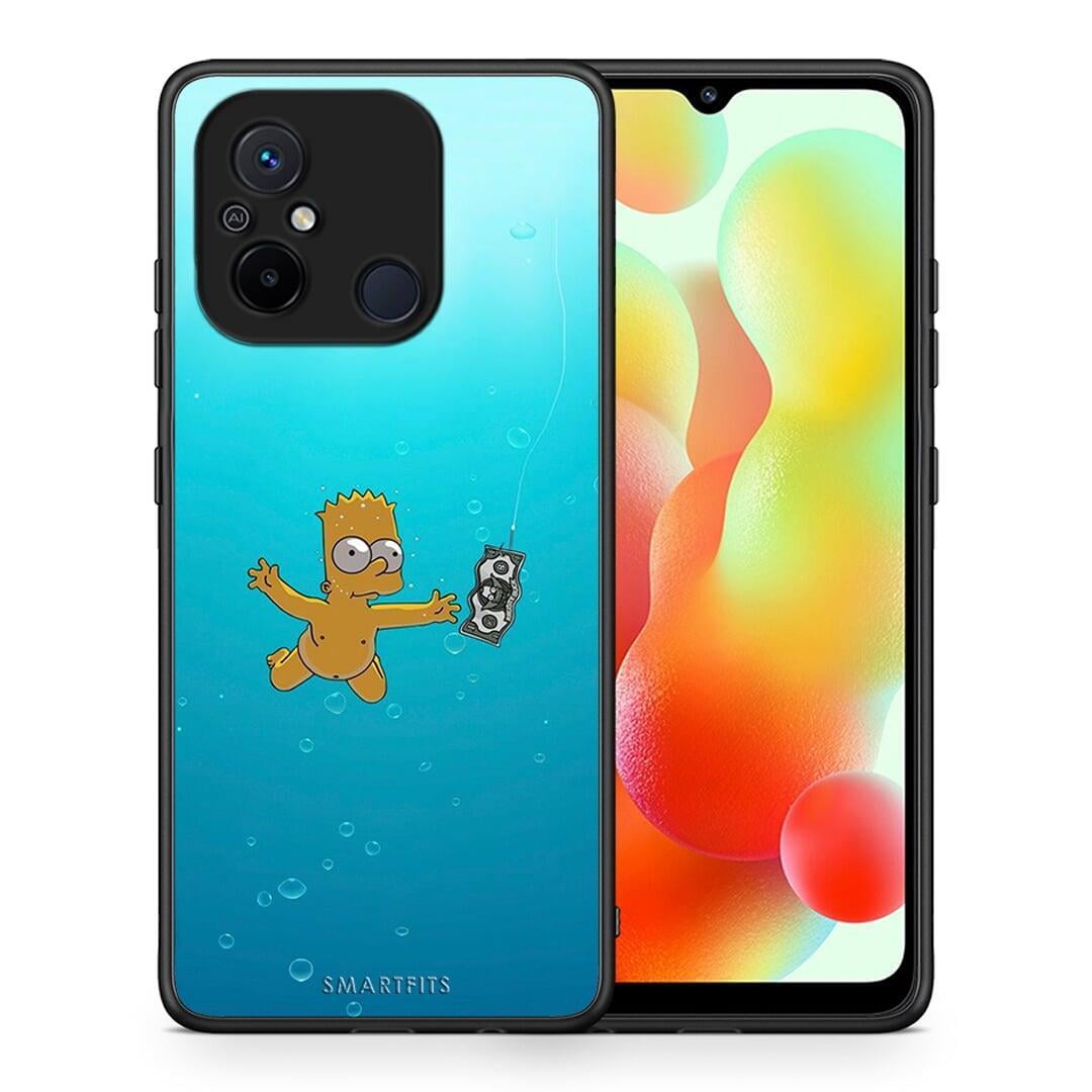 Θήκη Xiaomi Poco C55 Chasing Money από τη Smartfits με σχέδιο στο πίσω μέρος και μαύρο περίβλημα | Xiaomi Poco C55 Chasing Money Case with Colorful Back and Black Bezels