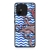 Thumbnail for Θήκη Xiaomi Poco C55 Chevron Devilfish από τη Smartfits με σχέδιο στο πίσω μέρος και μαύρο περίβλημα | Xiaomi Poco C55 Chevron Devilfish Case with Colorful Back and Black Bezels