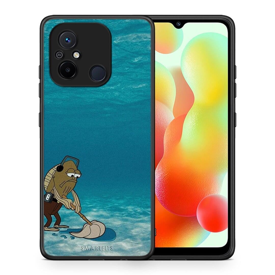 Θήκη Xiaomi Poco C55 Clean The Ocean από τη Smartfits με σχέδιο στο πίσω μέρος και μαύρο περίβλημα | Xiaomi Poco C55 Clean The Ocean Case with Colorful Back and Black Bezels