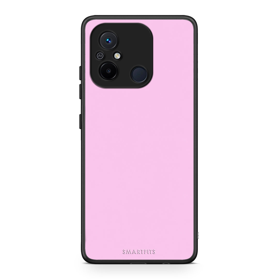 Θήκη Xiaomi Poco C55 Cotton Candy Pink από τη Smartfits με σχέδιο στο πίσω μέρος και μαύρο περίβλημα | Xiaomi Poco C55 Cotton Candy Pink case with colorful back and black bezels