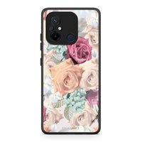 Thumbnail for Θήκη Xiaomi Poco C55 Floral Bouquet από τη Smartfits με σχέδιο στο πίσω μέρος και μαύρο περίβλημα | Xiaomi Poco C55 Floral Bouquet Case with Colorful Back and Black Bezels