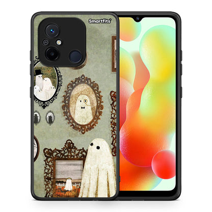 Θήκη Xiaomi Poco C55 Halloween Ghost Season από τη Smartfits με σχέδιο στο πίσω μέρος και μαύρο περίβλημα | Xiaomi Poco C55 Halloween Ghost Season Case with Colorful Back and Black Bezels