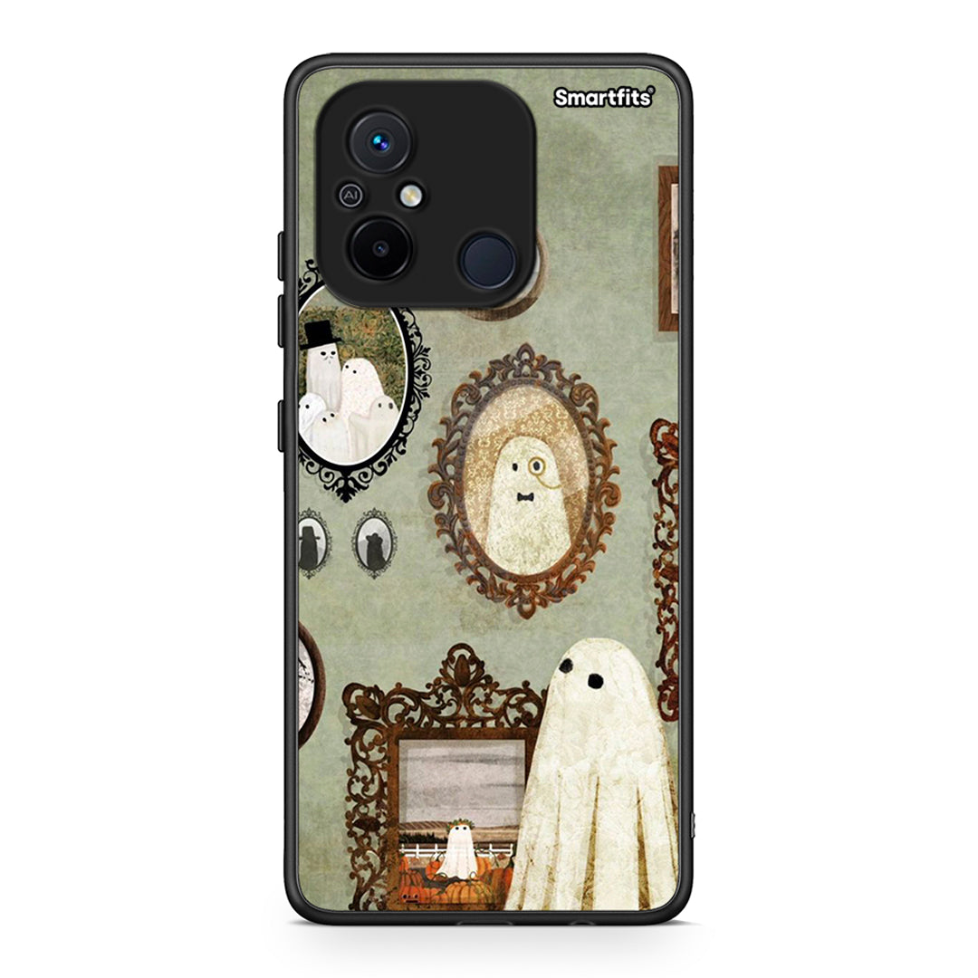 Θήκη Xiaomi Poco C55 Halloween Ghost Season από τη Smartfits με σχέδιο στο πίσω μέρος και μαύρο περίβλημα | Xiaomi Poco C55 Halloween Ghost Season Case with Colorful Back and Black Bezels