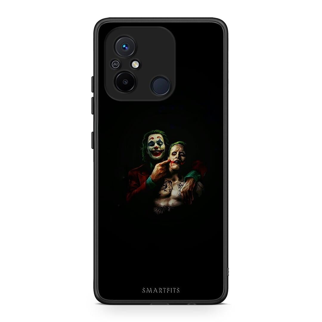 Θήκη Xiaomi Poco C55 Hero Clown από τη Smartfits με σχέδιο στο πίσω μέρος και μαύρο περίβλημα | Xiaomi Poco C55 Hero Clown Case with Colorful Back and Black Bezels