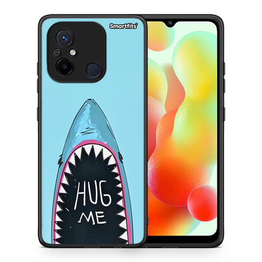 Θήκη Xiaomi Redmi 12C Hug Me από τη Smartfits με σχέδιο στο πίσω μέρος και μαύρο περίβλημα | Xiaomi Redmi 12C Hug Me Case with Colorful Back and Black Bezels