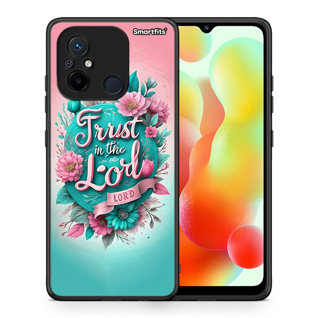 Θήκη Xiaomi Poco C55 Lord Trust από τη Smartfits με σχέδιο στο πίσω μέρος και μαύρο περίβλημα | Xiaomi Poco C55 Lord Trust Case with Colorful Back and Black Bezels