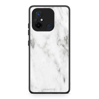 Thumbnail for Θήκη Xiaomi Poco C55 Marble White από τη Smartfits με σχέδιο στο πίσω μέρος και μαύρο περίβλημα | Xiaomi Poco C55 Marble White Case with Colorful Back and Black Bezels