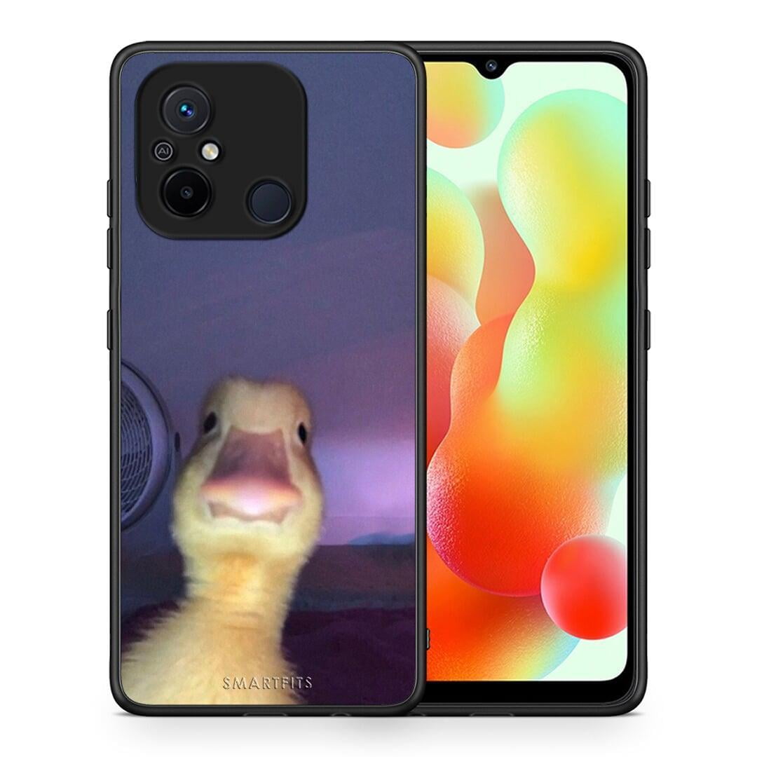 Θήκη Xiaomi Poco C55 Meme Duck από τη Smartfits με σχέδιο στο πίσω μέρος και μαύρο περίβλημα | Xiaomi Poco C55 Meme Duck Case with Colorful Back and Black Bezels