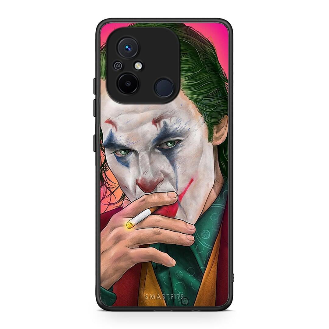 Θήκη Xiaomi Poco C55 PopArt JokesOnU από τη Smartfits με σχέδιο στο πίσω μέρος και μαύρο περίβλημα | Xiaomi Poco C55 PopArt JokesOnU Case with Colorful Back and Black Bezels