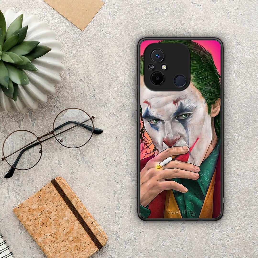 Θήκη Xiaomi Poco C55 PopArt JokesOnU από τη Smartfits με σχέδιο στο πίσω μέρος και μαύρο περίβλημα | Xiaomi Poco C55 PopArt JokesOnU Case with Colorful Back and Black Bezels