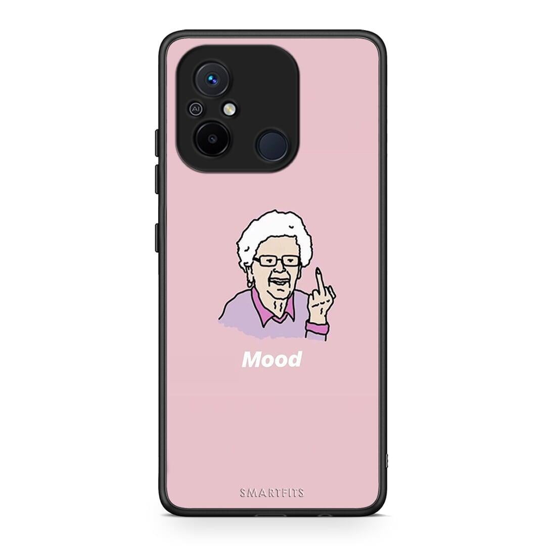 Θήκη Xiaomi Poco C55 PopArt Mood από τη Smartfits με σχέδιο στο πίσω μέρος και μαύρο περίβλημα | Xiaomi Poco C55 PopArt Mood Case with Colorful Back and Black Bezels