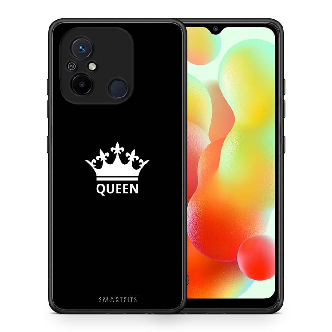 Θήκη Xiaomi Poco C55 Valentine Queen από τη Smartfits με σχέδιο στο πίσω μέρος και μαύρο περίβλημα | Xiaomi Poco C55 Valentine Queen Case with Colorful Back and Black Bezels