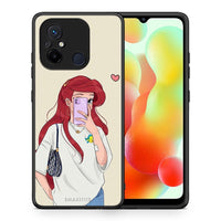 Thumbnail for Θήκη Xiaomi Poco C55 Walking Mermaid από τη Smartfits με σχέδιο στο πίσω μέρος και μαύρο περίβλημα | Xiaomi Poco C55 Walking Mermaid Case with Colorful Back and Black Bezels