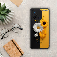 Thumbnail for Θήκη Xiaomi Redmi 12C Yellow Daisies από τη Smartfits με σχέδιο στο πίσω μέρος και μαύρο περίβλημα | Xiaomi Redmi 12C Yellow Daisies Case with Colorful Back and Black Bezels