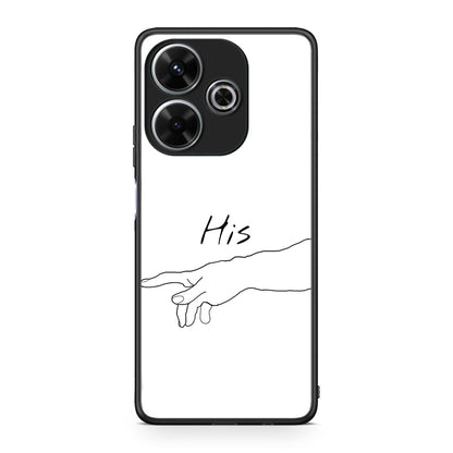 Xiaomi Redmi 13 Aeshetic Love 2 Θήκη Αγίου Βαλεντίνου από τη Smartfits με σχέδιο στο πίσω μέρος και μαύρο περίβλημα | Smartphone case with colorful back and black bezels by Smartfits
