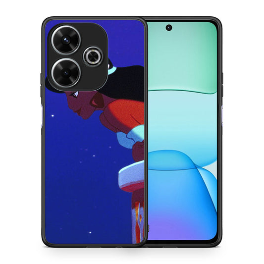 Θήκη Xiaomi Redmi 13 Alladin And Jasmine Love 2 από τη Smartfits με σχέδιο στο πίσω μέρος και μαύρο περίβλημα | Xiaomi Redmi 13 Alladin And Jasmine Love 2 case with colorful back and black bezels