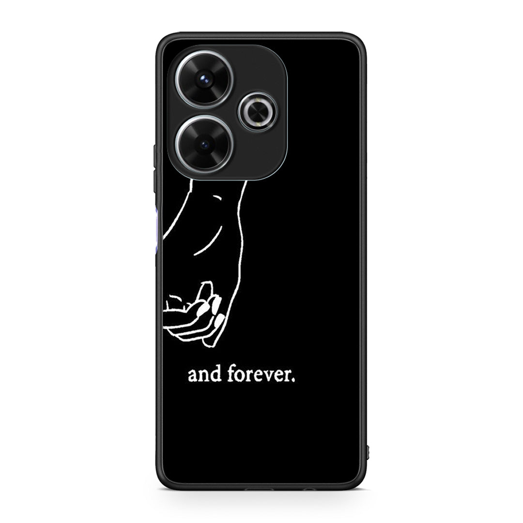 Xiaomi Redmi 13 Always & Forever 2 Θήκη Αγίου Βαλεντίνου από τη Smartfits με σχέδιο στο πίσω μέρος και μαύρο περίβλημα | Smartphone case with colorful back and black bezels by Smartfits