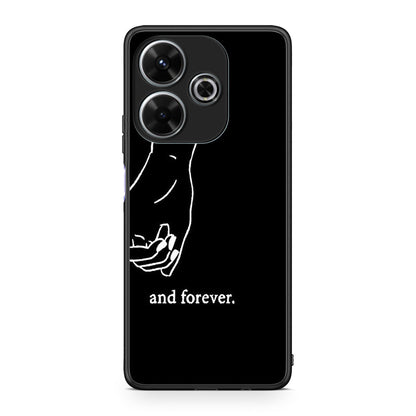 Xiaomi Redmi 13 Always & Forever 2 Θήκη Αγίου Βαλεντίνου από τη Smartfits με σχέδιο στο πίσω μέρος και μαύρο περίβλημα | Smartphone case with colorful back and black bezels by Smartfits
