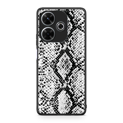 24 - Xiaomi Redmi 13 White Snake Animal case, cover, bumper