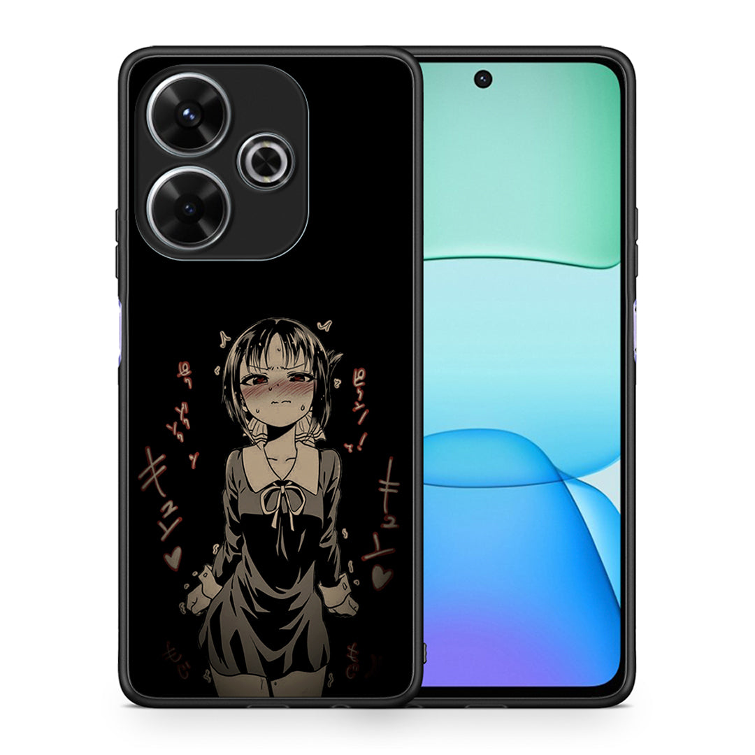 Θήκη Xiaomi Redmi 13 Anime Girl από τη Smartfits με σχέδιο στο πίσω μέρος και μαύρο περίβλημα | Xiaomi Redmi 13 Anime Girl case with colorful back and black bezels