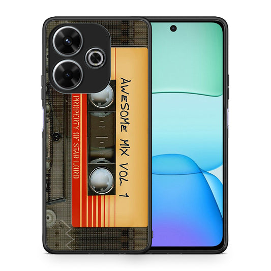 Θήκη Xiaomi Redmi 13 Awesome Mix από τη Smartfits με σχέδιο στο πίσω μέρος και μαύρο περίβλημα | Xiaomi Redmi 13 Awesome Mix case with colorful back and black bezels