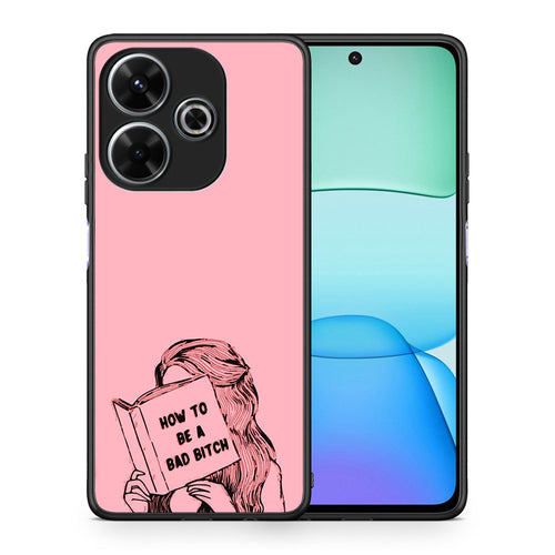 Θήκη Xiaomi Redmi 13 Bad Bitch από τη Smartfits με σχέδιο στο πίσω μέρος και μαύρο περίβλημα | Xiaomi Redmi 13 Bad Bitch case with colorful back and black bezels