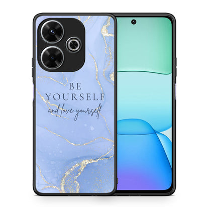 Θήκη Xiaomi Redmi 13 Be Yourself από τη Smartfits με σχέδιο στο πίσω μέρος και μαύρο περίβλημα | Xiaomi Redmi 13 Be Yourself case with colorful back and black bezels