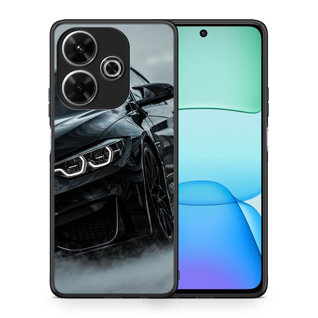 Θήκη Xiaomi Redmi 13 Black BMW από τη Smartfits με σχέδιο στο πίσω μέρος και μαύρο περίβλημα | Xiaomi Redmi 13 Black BMW case with colorful back and black bezels