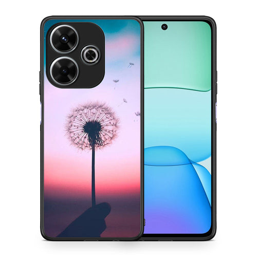 Θήκη Xiaomi Redmi 13 Wish Boho από τη Smartfits με σχέδιο στο πίσω μέρος και μαύρο περίβλημα | Xiaomi Redmi 13 Wish Boho case with colorful back and black bezels